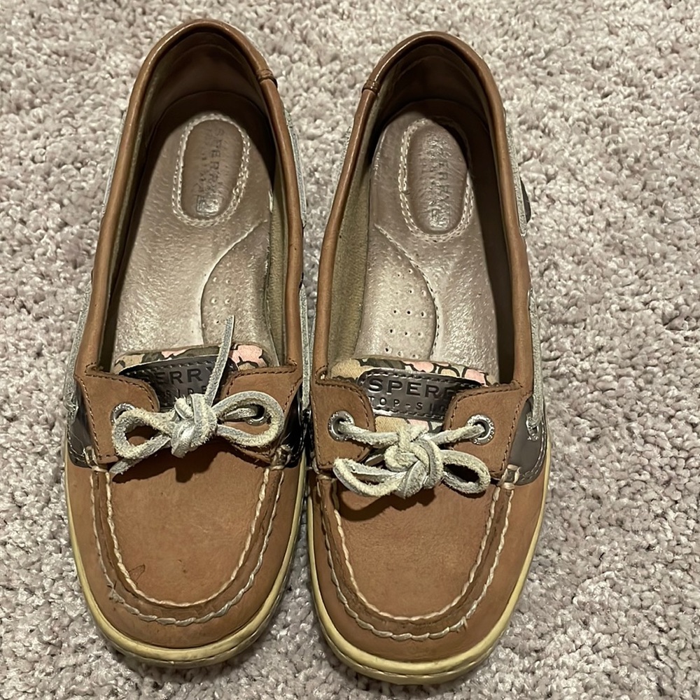 Sperry angelfish linen/ditsy (floral)